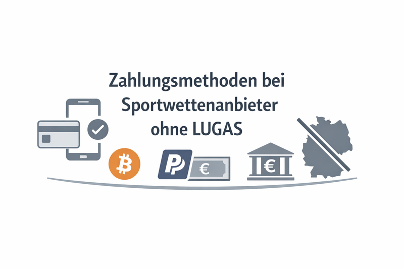 Zahlungsmethoden bei Wettanbietern ohne LUGAS